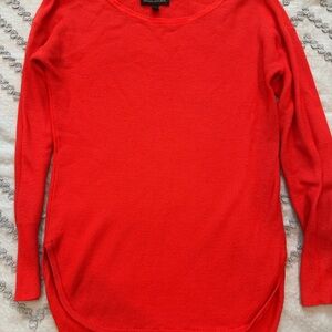 Banana Republic Vibrant Red Crew Neck Sweater